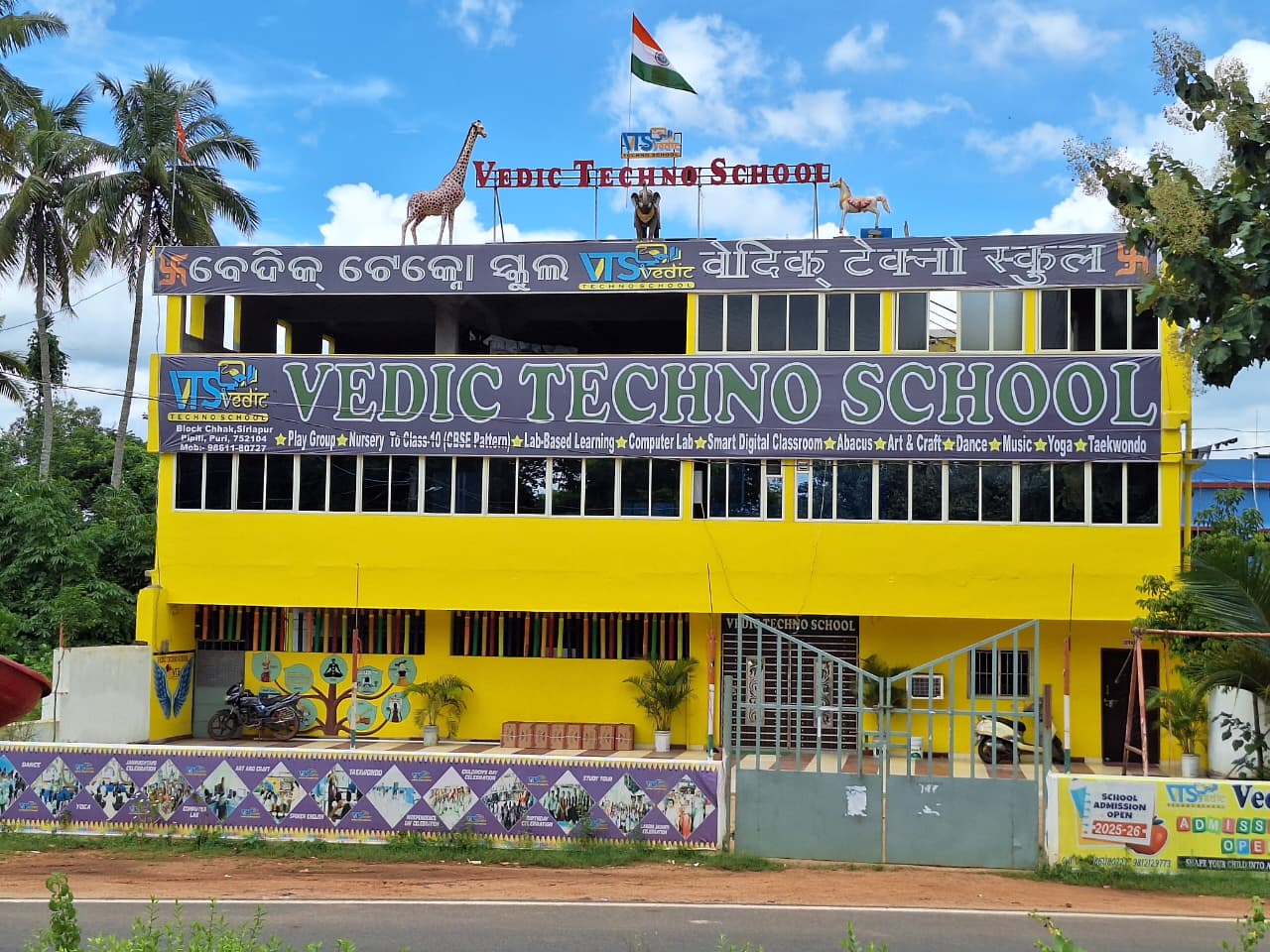 Vedic Techno School Building